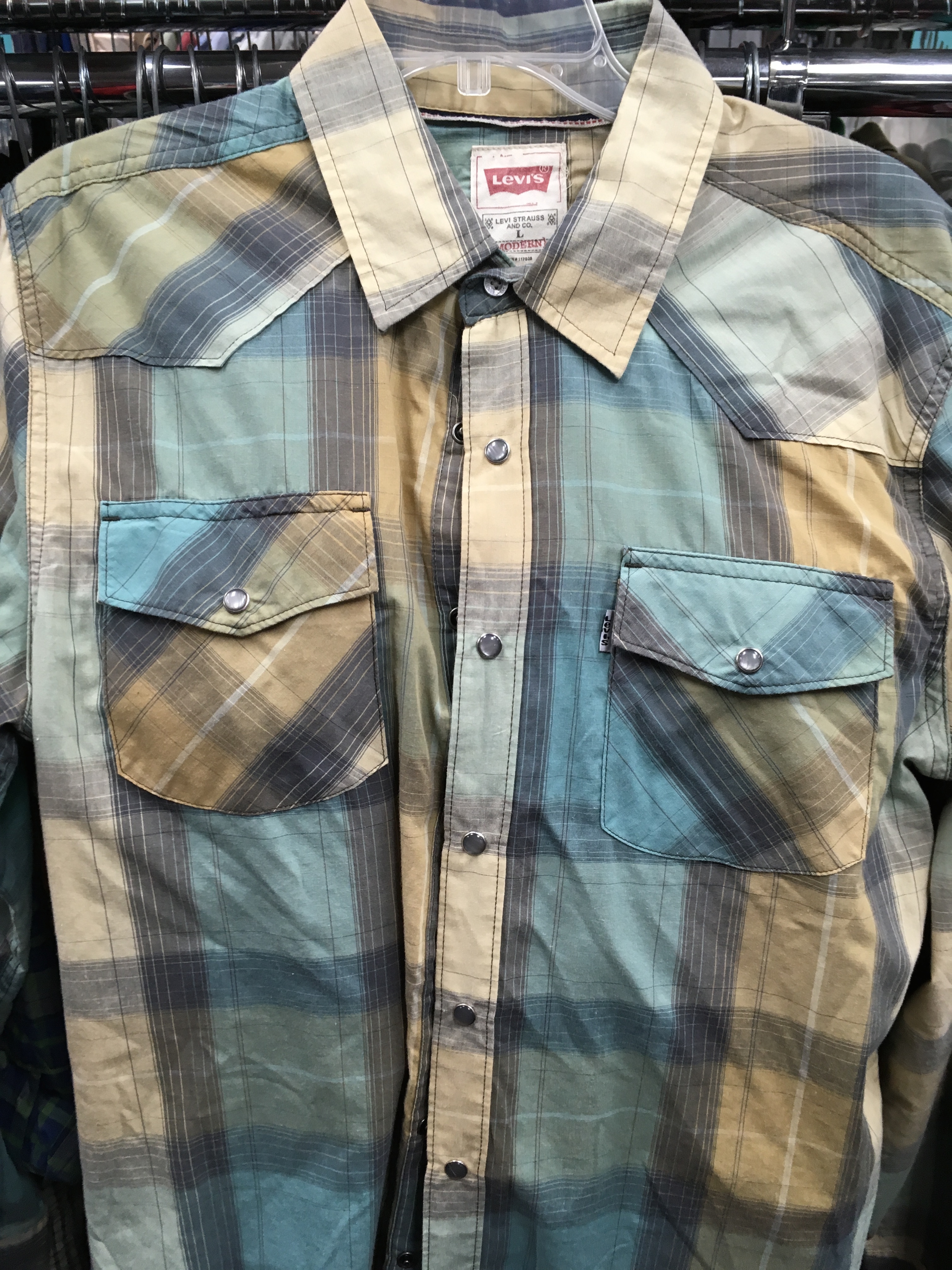Levi's western snap button shirt – Snap 